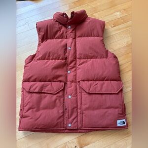 The North Face Men's Orange Puffer Vest